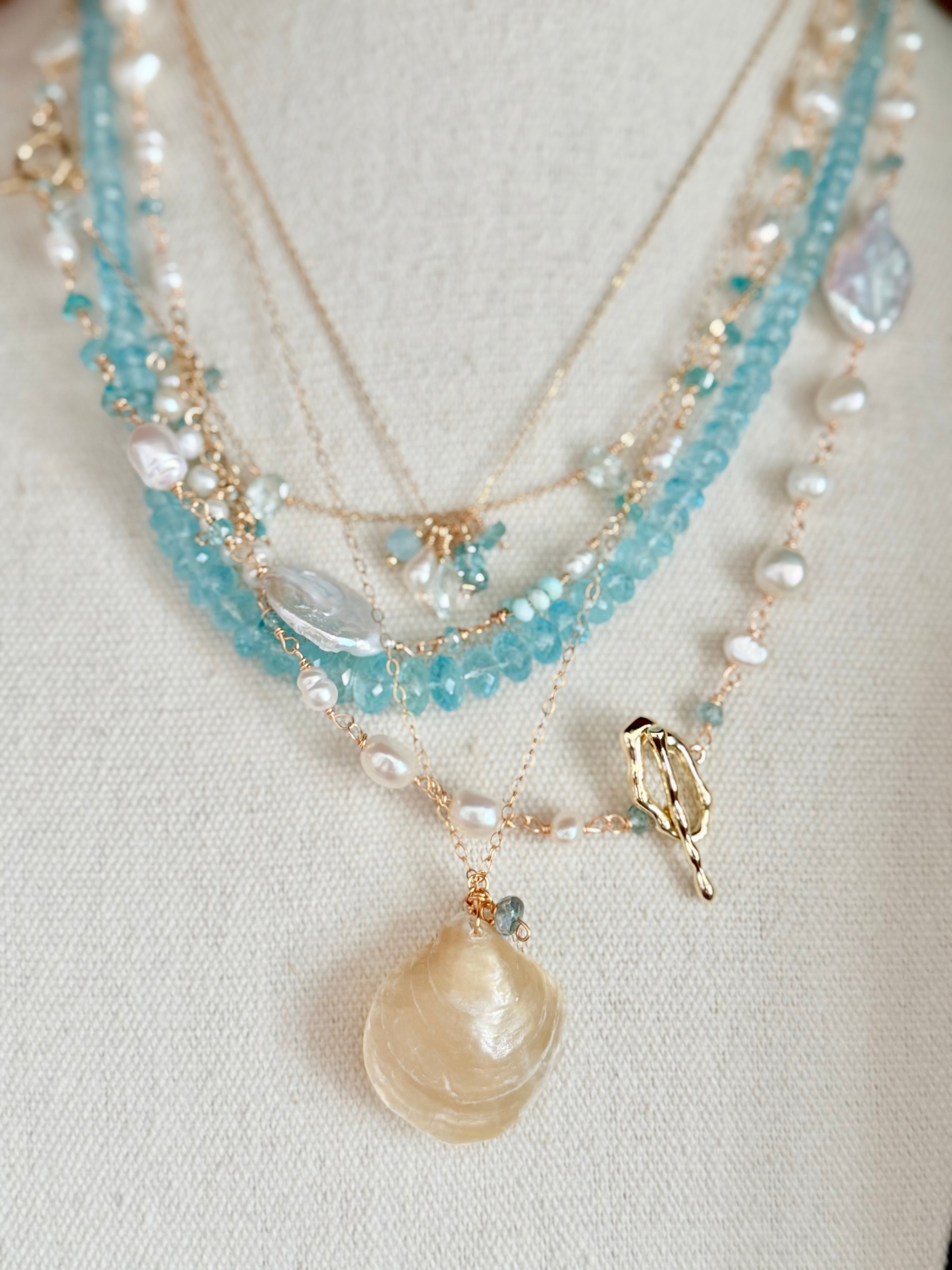 Something Blue Collection of jewelry perfect for the coastal bride