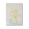 Soft Morning Blooms – 18x24 Watercolor Floral Art