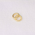 Mini Seamless Clicker Hoop Earrings: 9mm