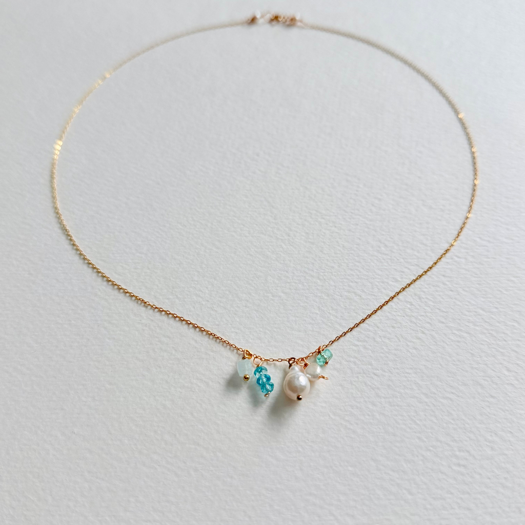 Dainty Something Blue Necklace