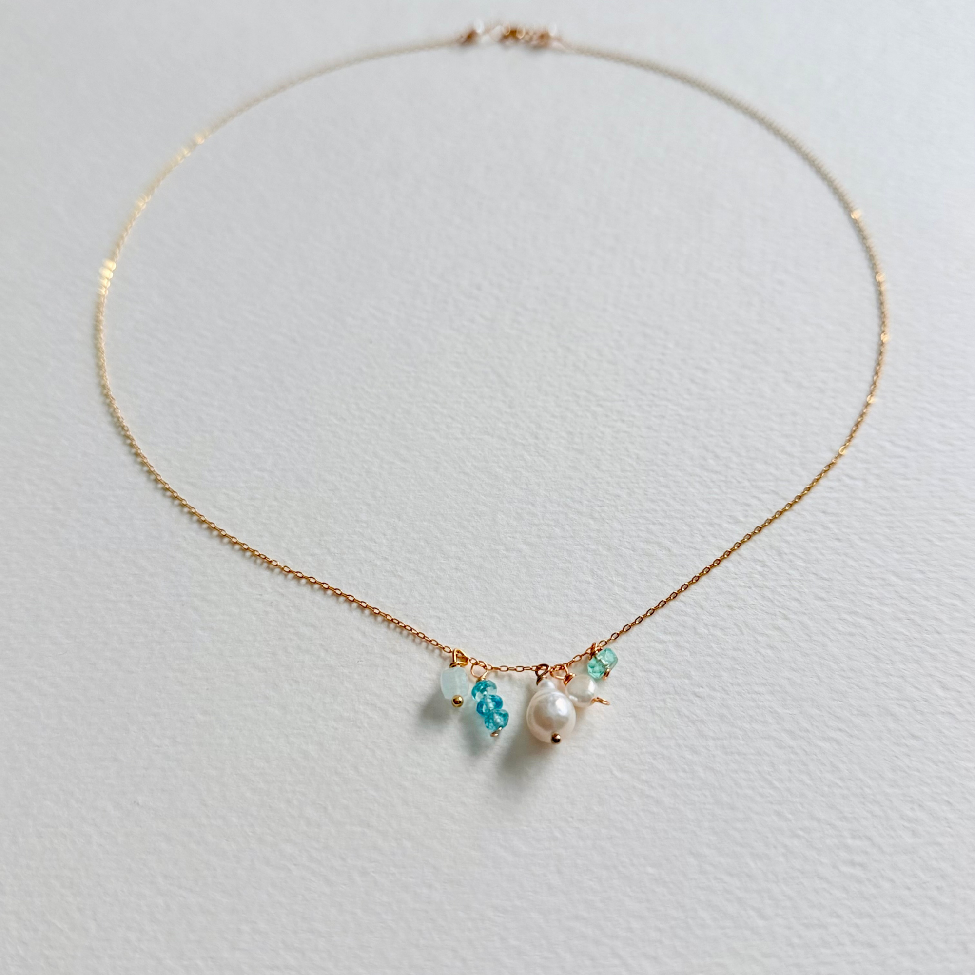Dainty Something Blue Necklace