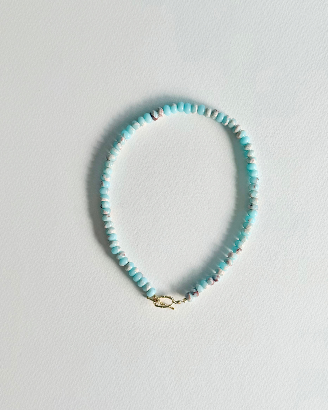 Tidal Blush Aqua Terra Jasper Necklace