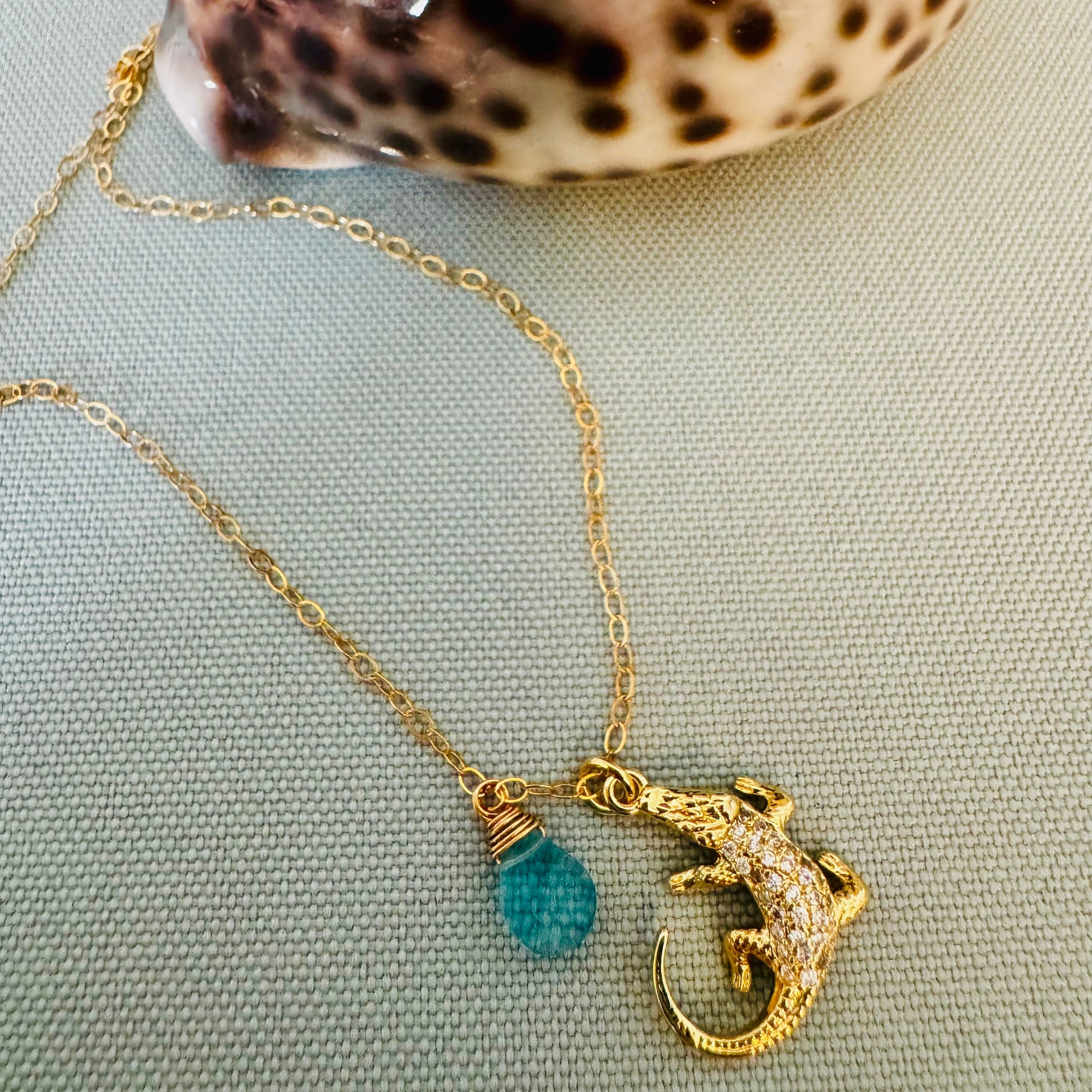 Alligator on Chain Necklace