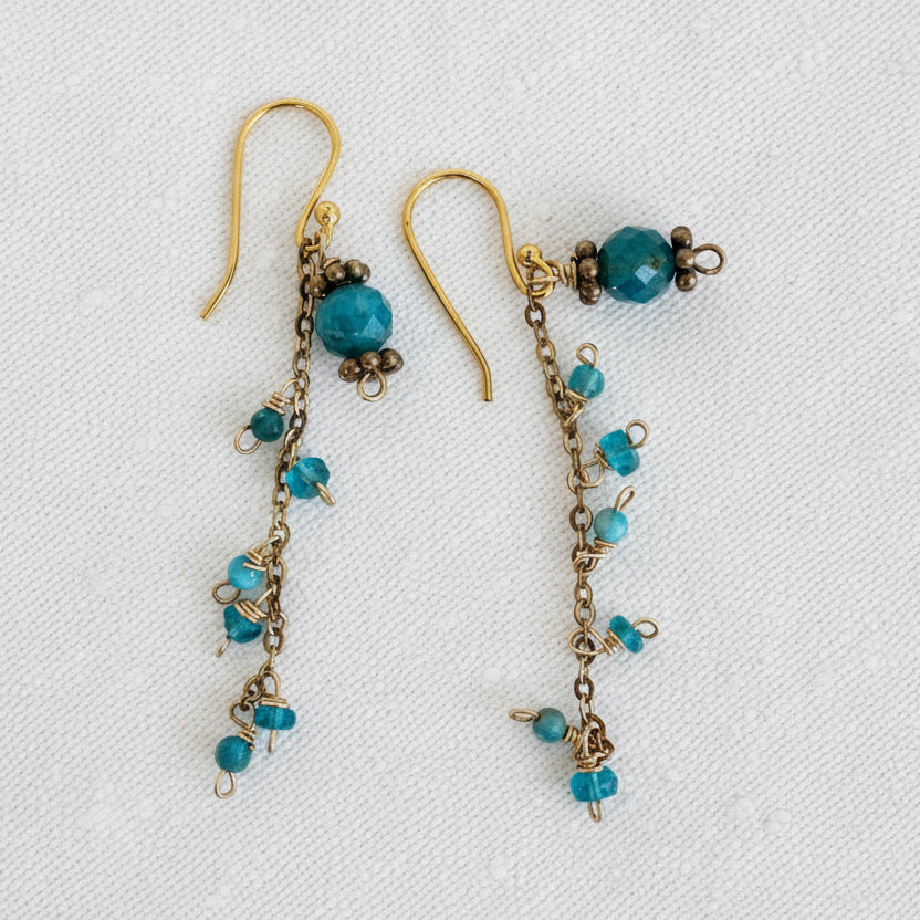 Apatite Dangle Earrings
