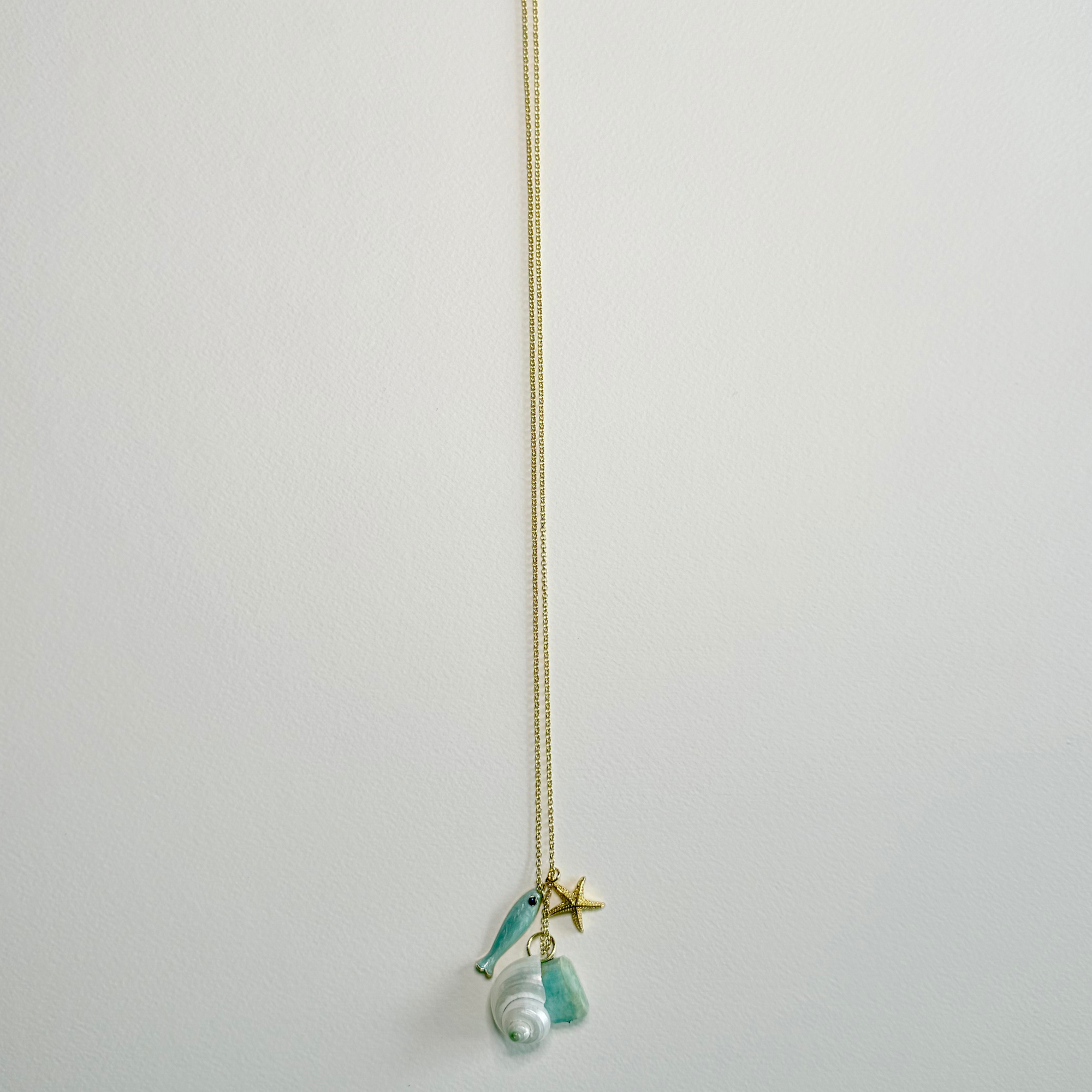 Collected Coast Necklace | Long Coastal Charm Necklace