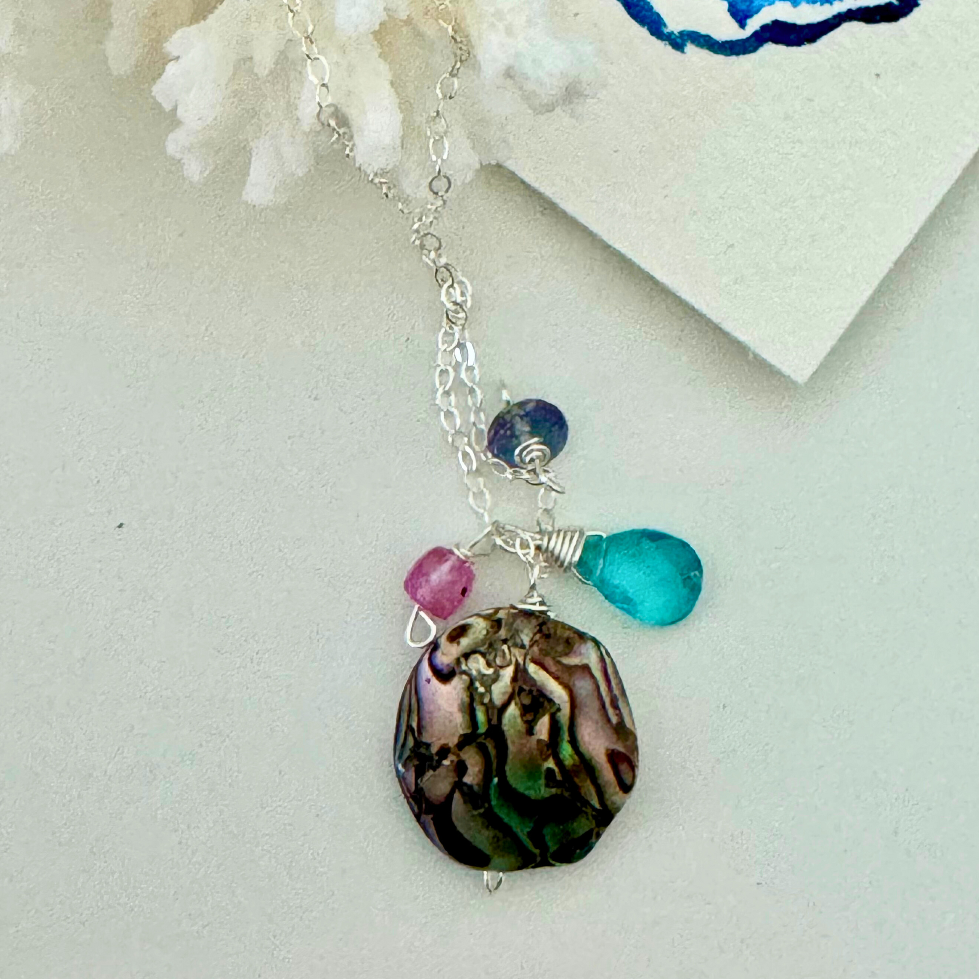 Dainty Abalone Shell Necklace