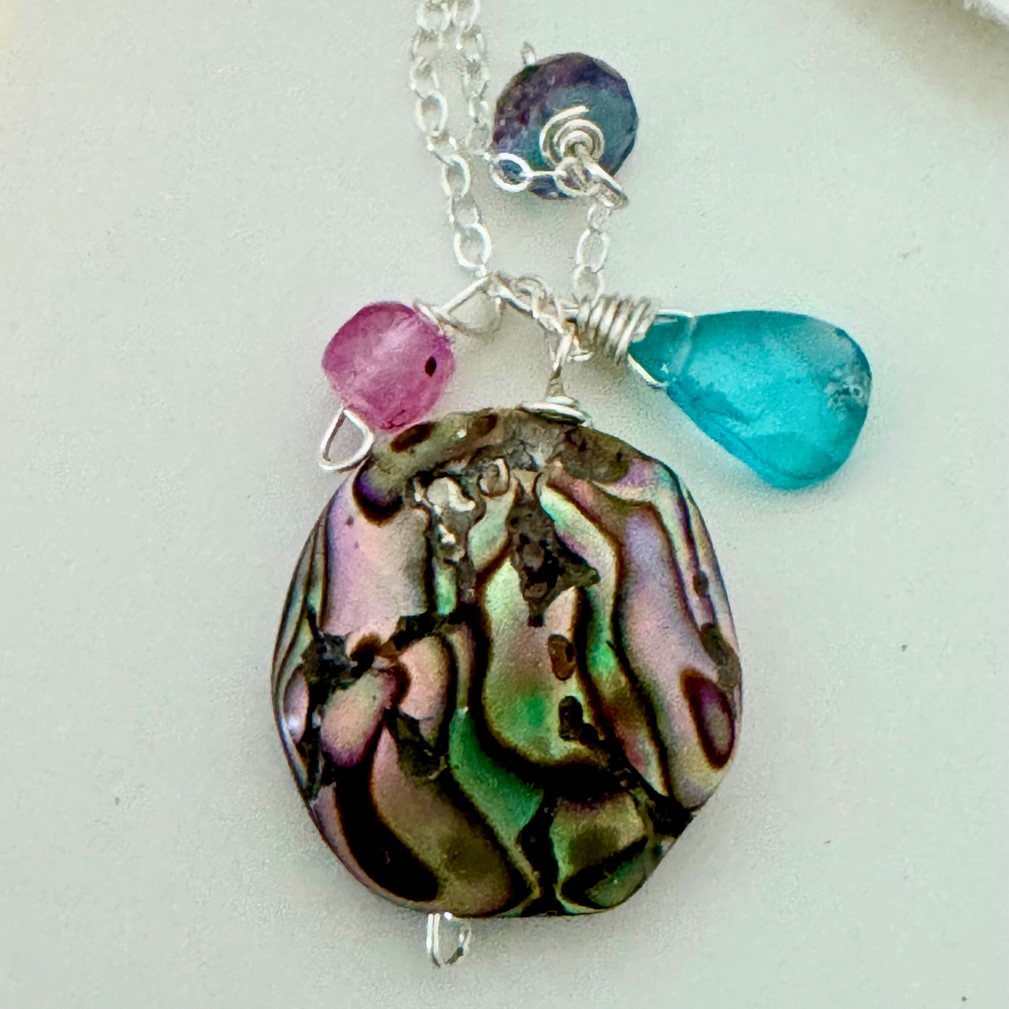 Dainty Abalone Shell Necklace