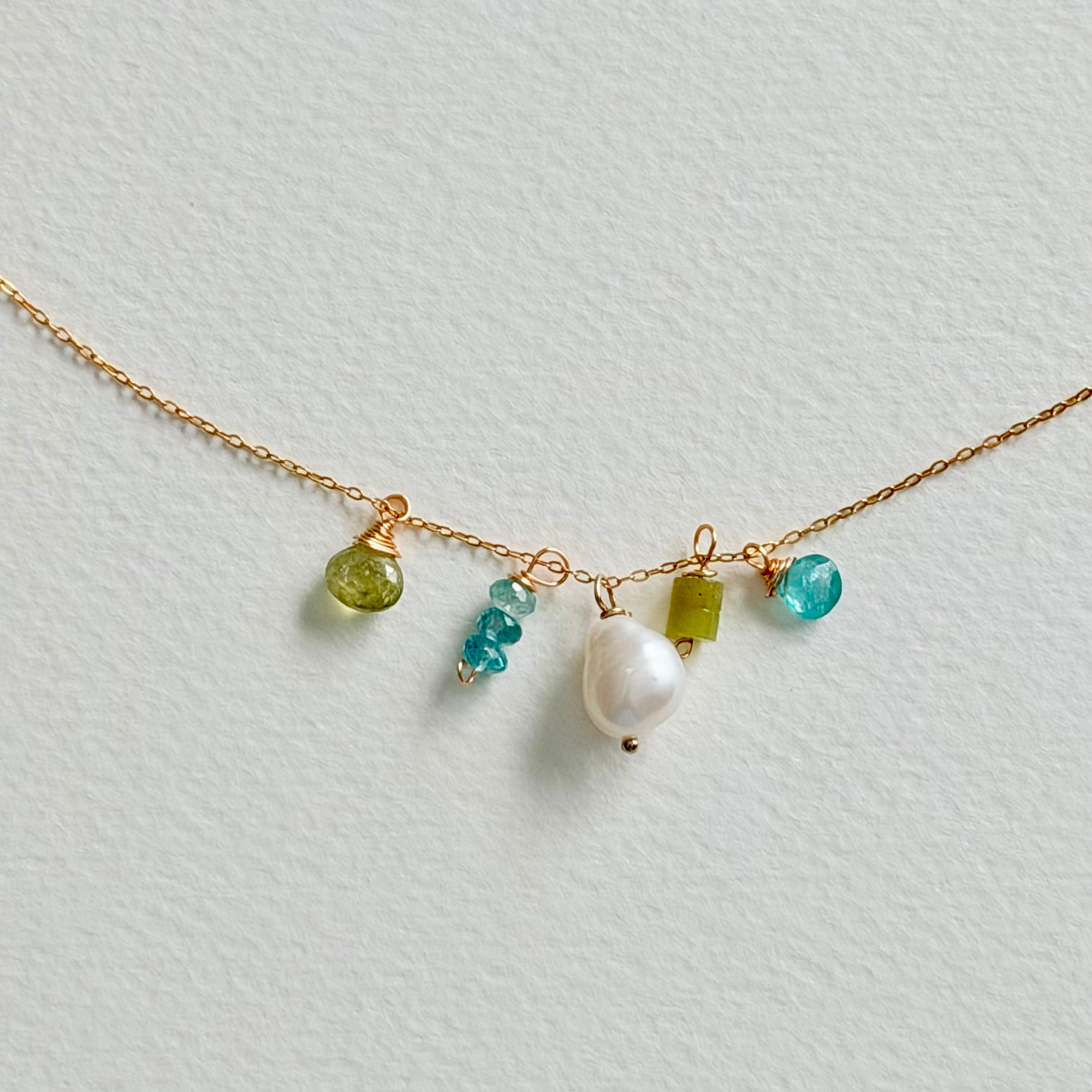 Dainty Spring Seas Necklace