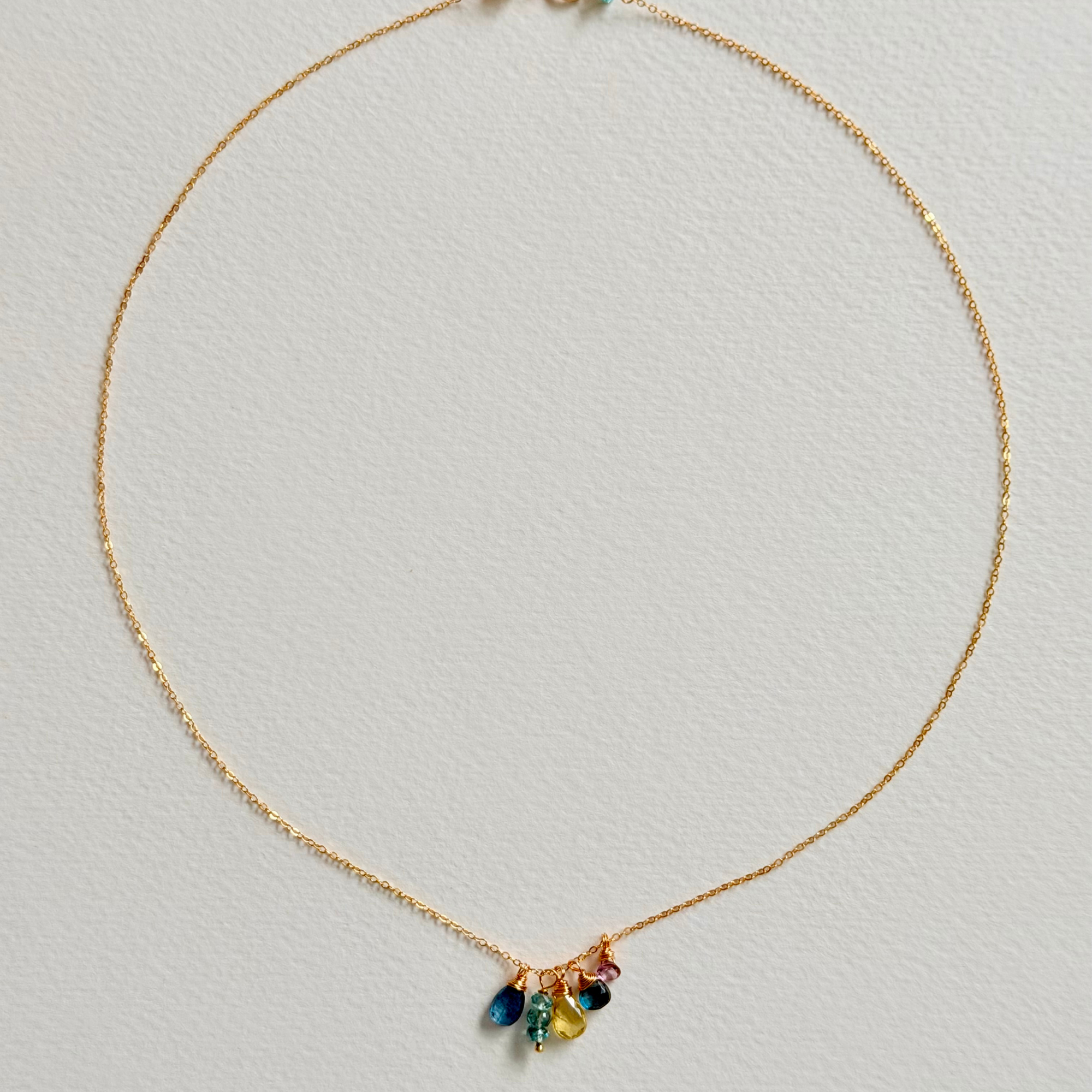 Dainty Summer Sunset Necklace