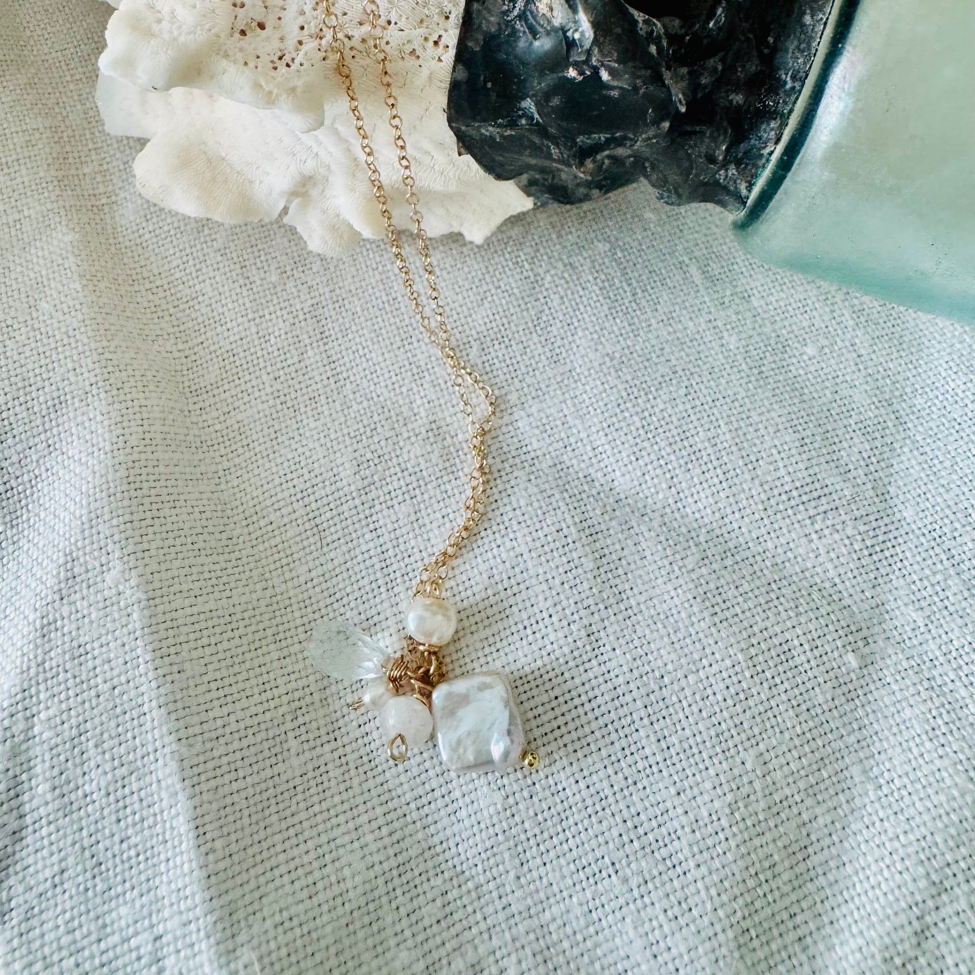 Dainty Tidal Glow Necklace