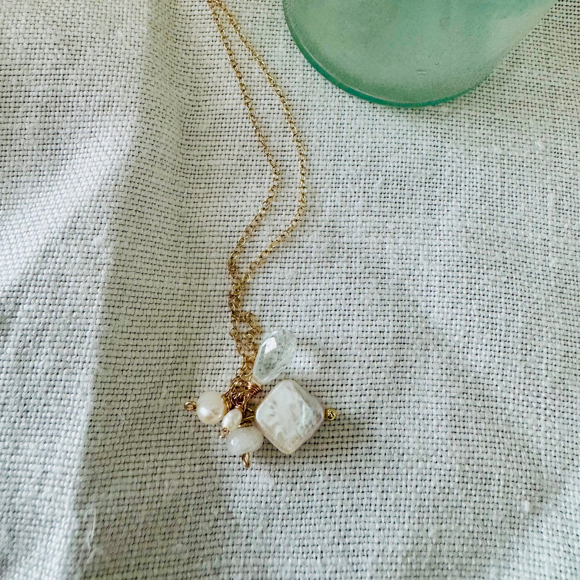 Dainty Tidal Glow Necklace