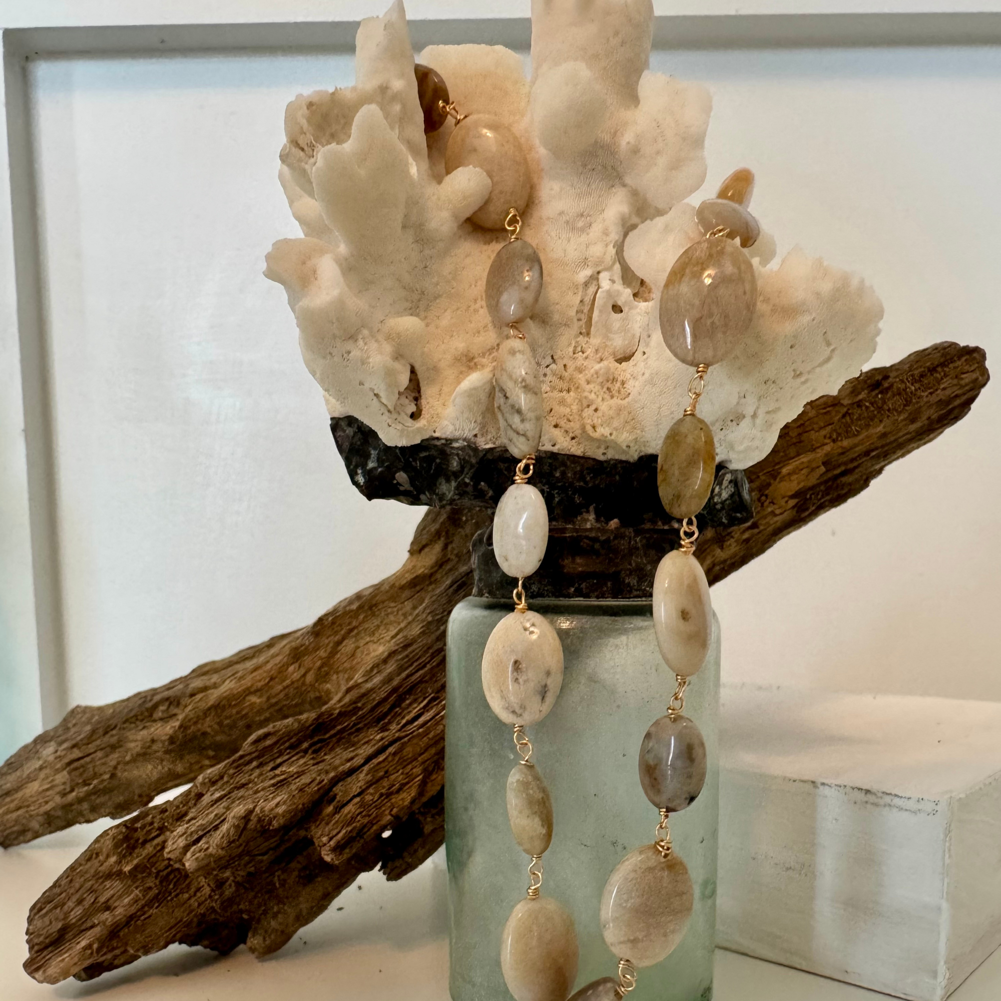 Feelin' Crabby Agate Necklace