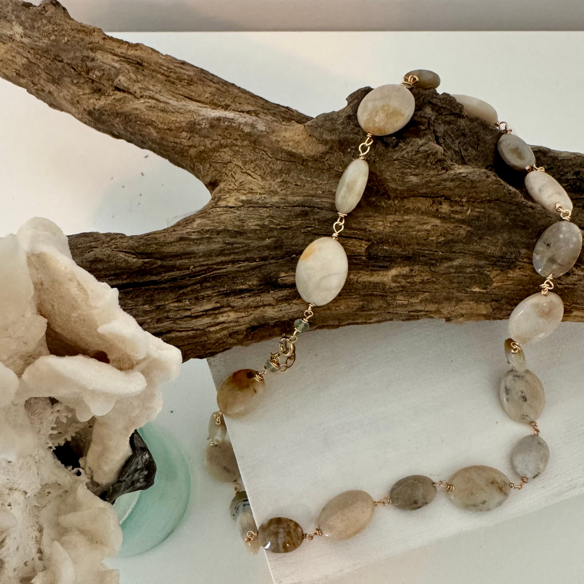 Feelin' Crabby Agate Necklace