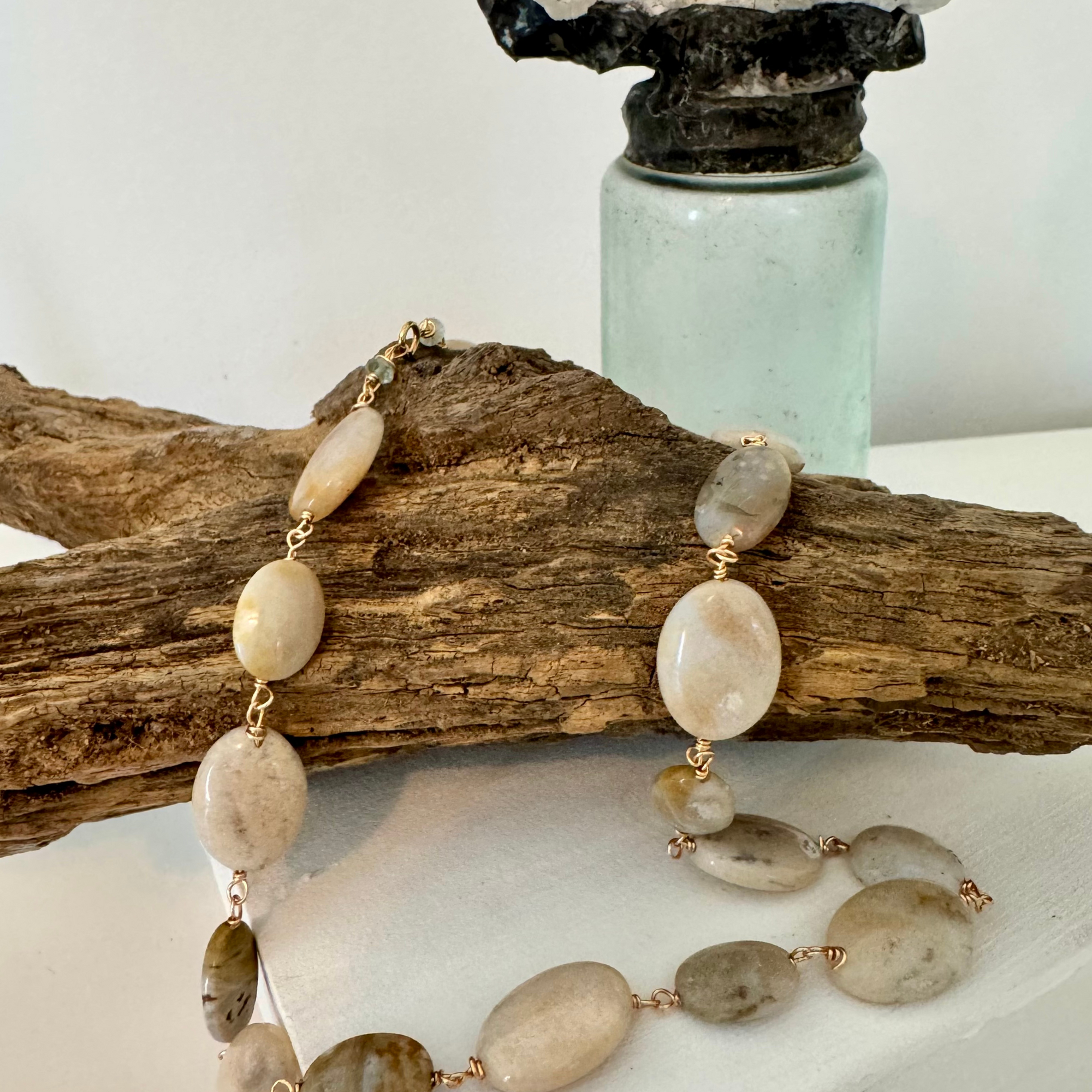 Feelin' Crabby Agate Necklace