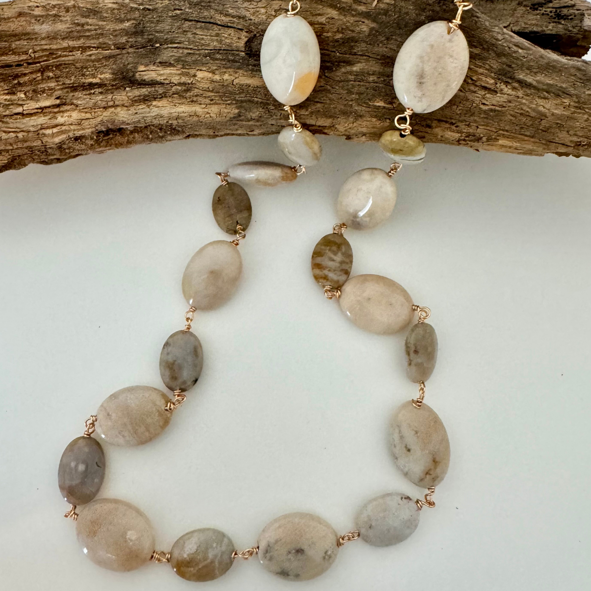 Feelin' Crabby Agate Necklace