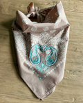 Fish Twins | Hand-Painted Cotton Bandana