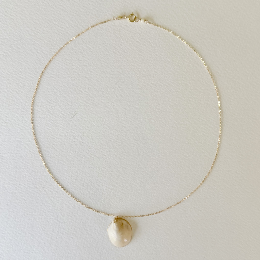 Gilded by the Sea — Tidepool Shell Necklace