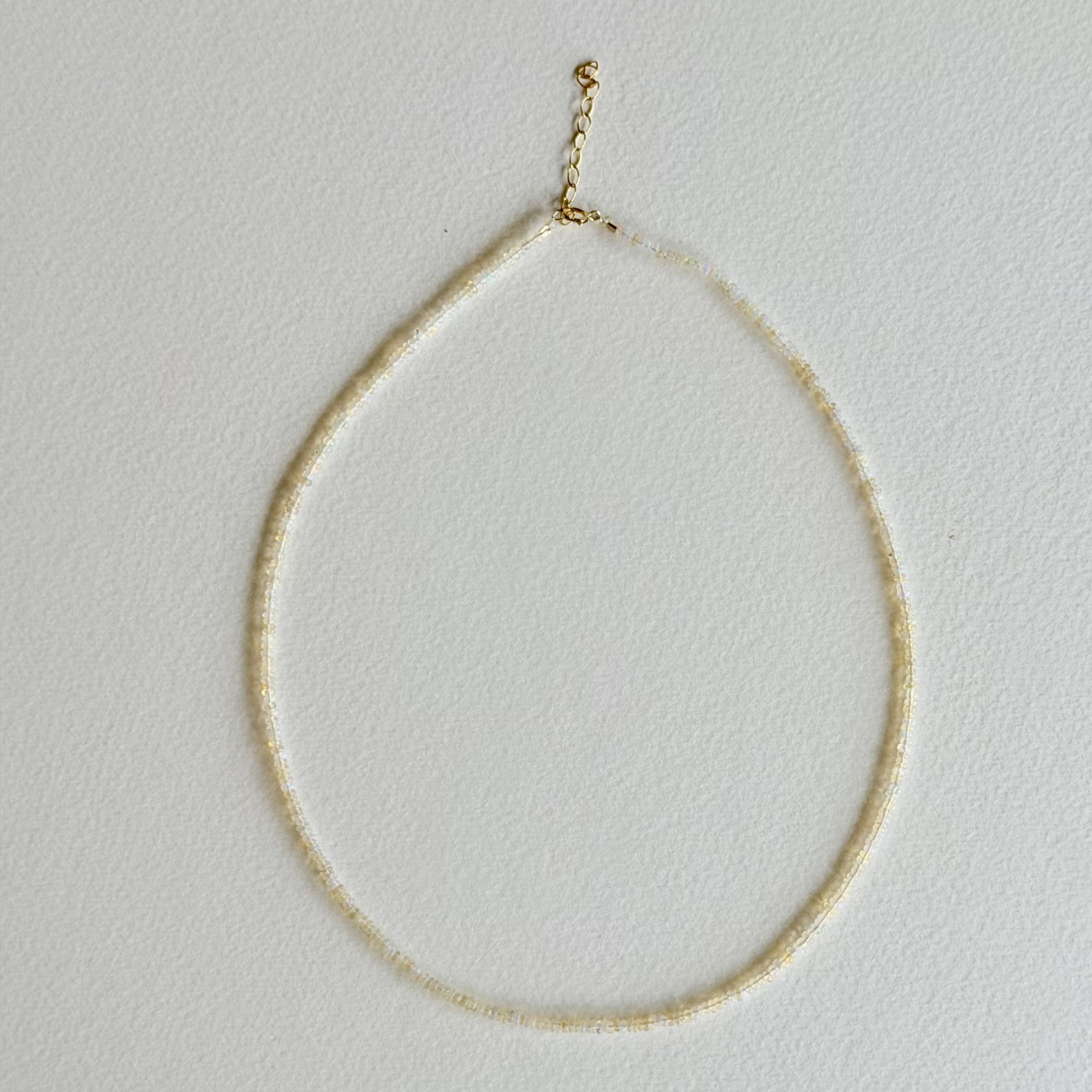 Golden Ethiopian Opal Necklace