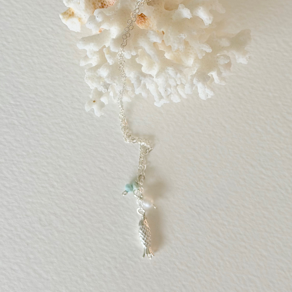 Little Catch Sterling Silver Fish Necklace
