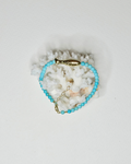 Bright blue turquoise fish bracelet with gold fish centerpiece and 14k gold-filled details by Marie & Oakley