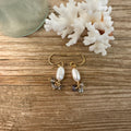 Mystic Topaz & Pearl Earrings