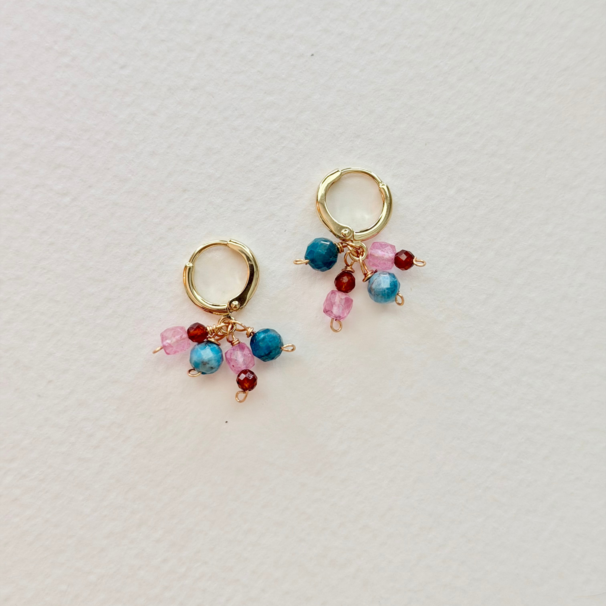 Saltwater Sunset Huggie Earrings