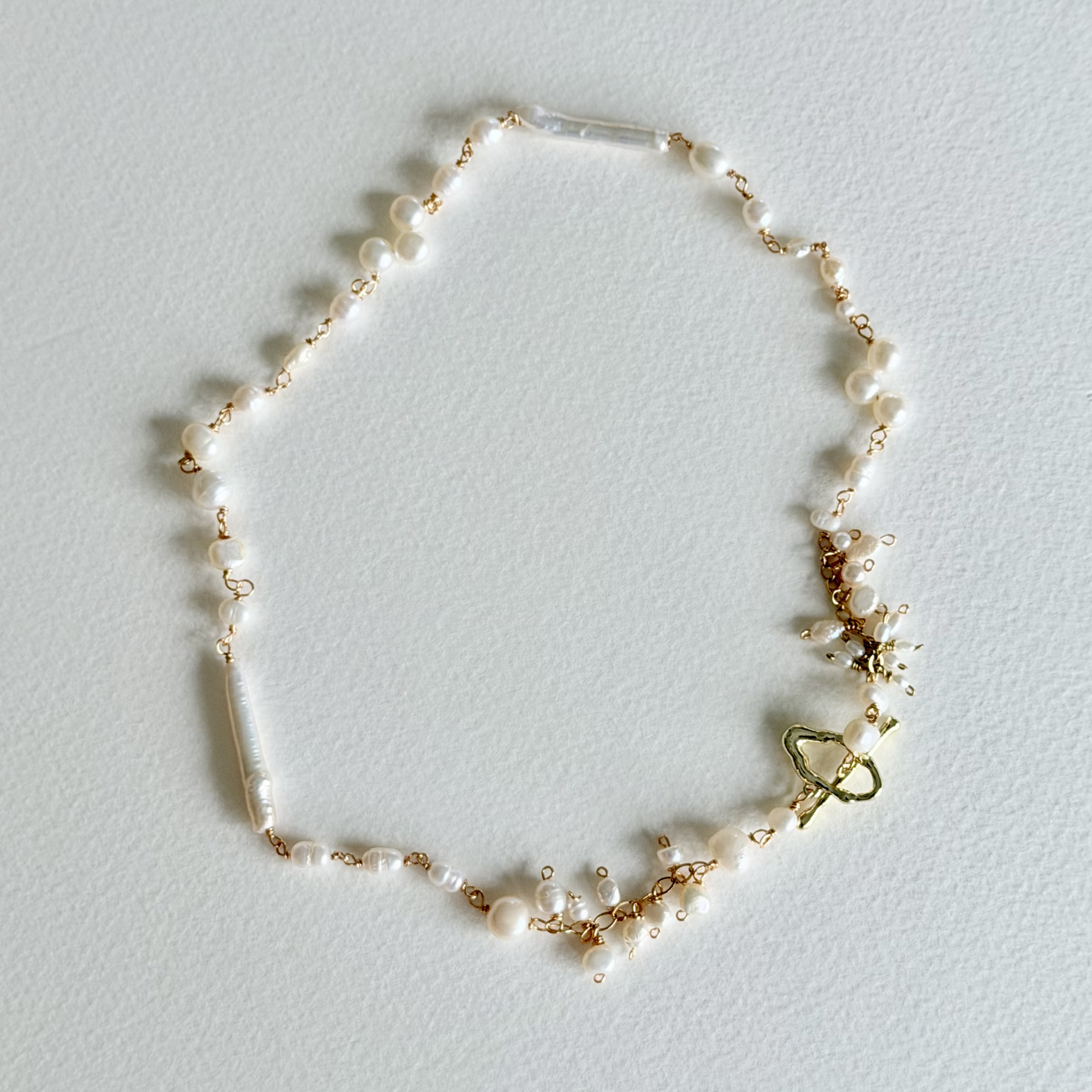 Sea Foam Gathering Necklace
