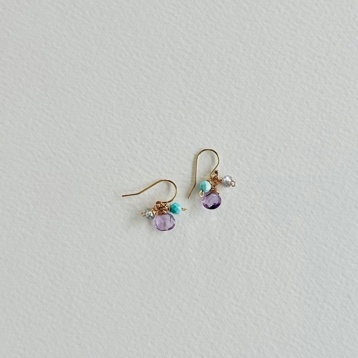 Metal screw on a textured white background