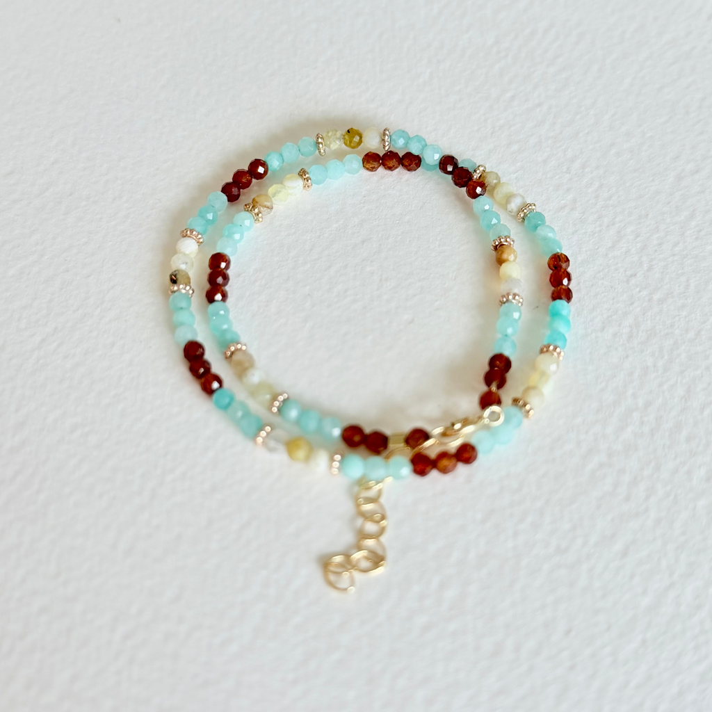 Seaglass Shores Wrap Bracelet