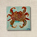Speckled Blue Crab Original Acrylic Painting