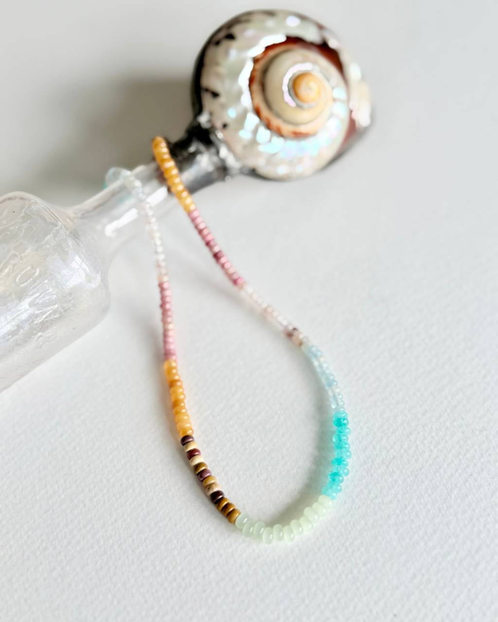 Sunset Tide Mixed Gemstone Necklace