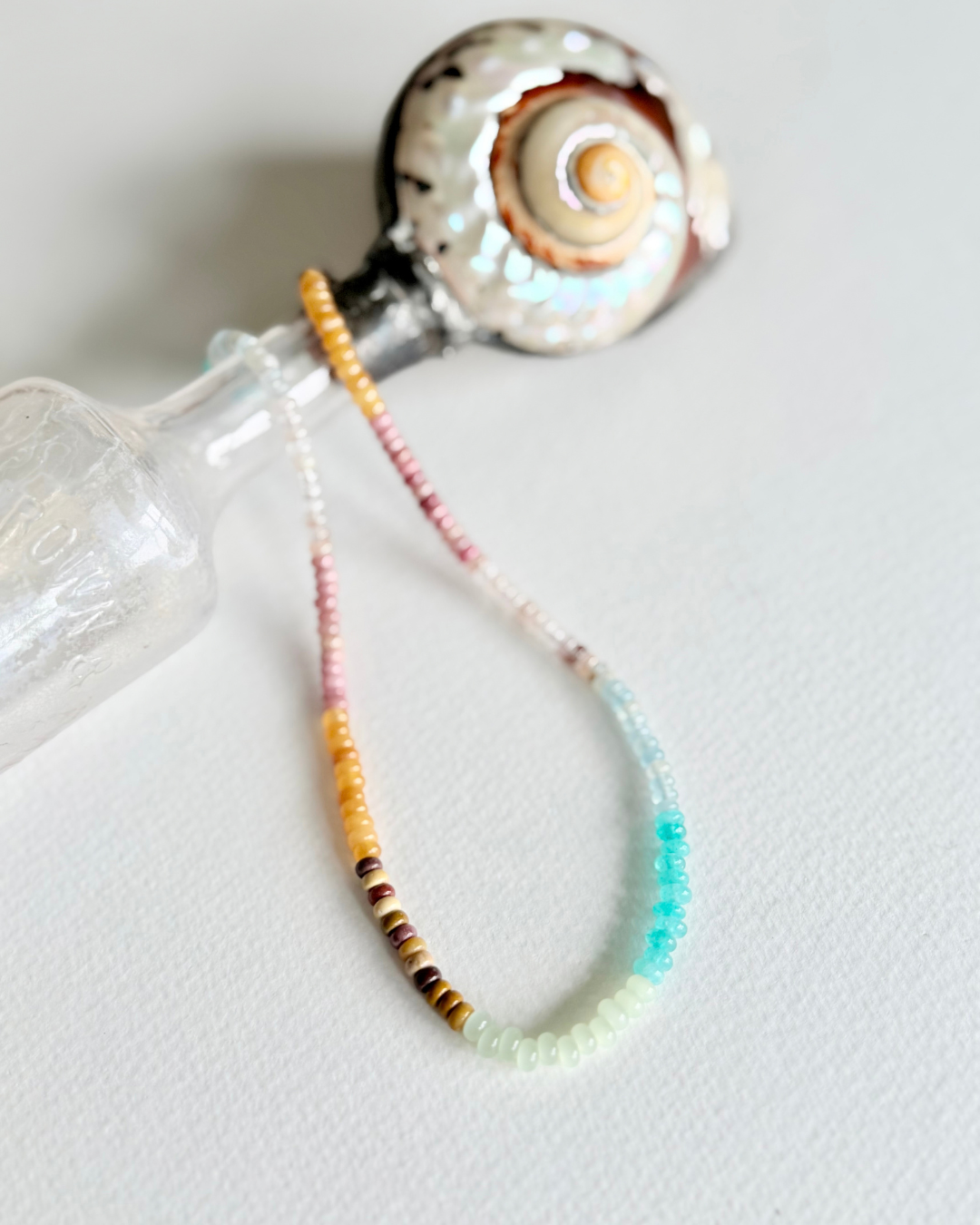 Sunset Tide Mixed Gemstone Necklace