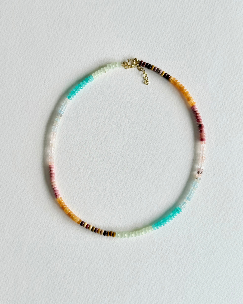 Sunset Tide Mixed Gemstone Necklace