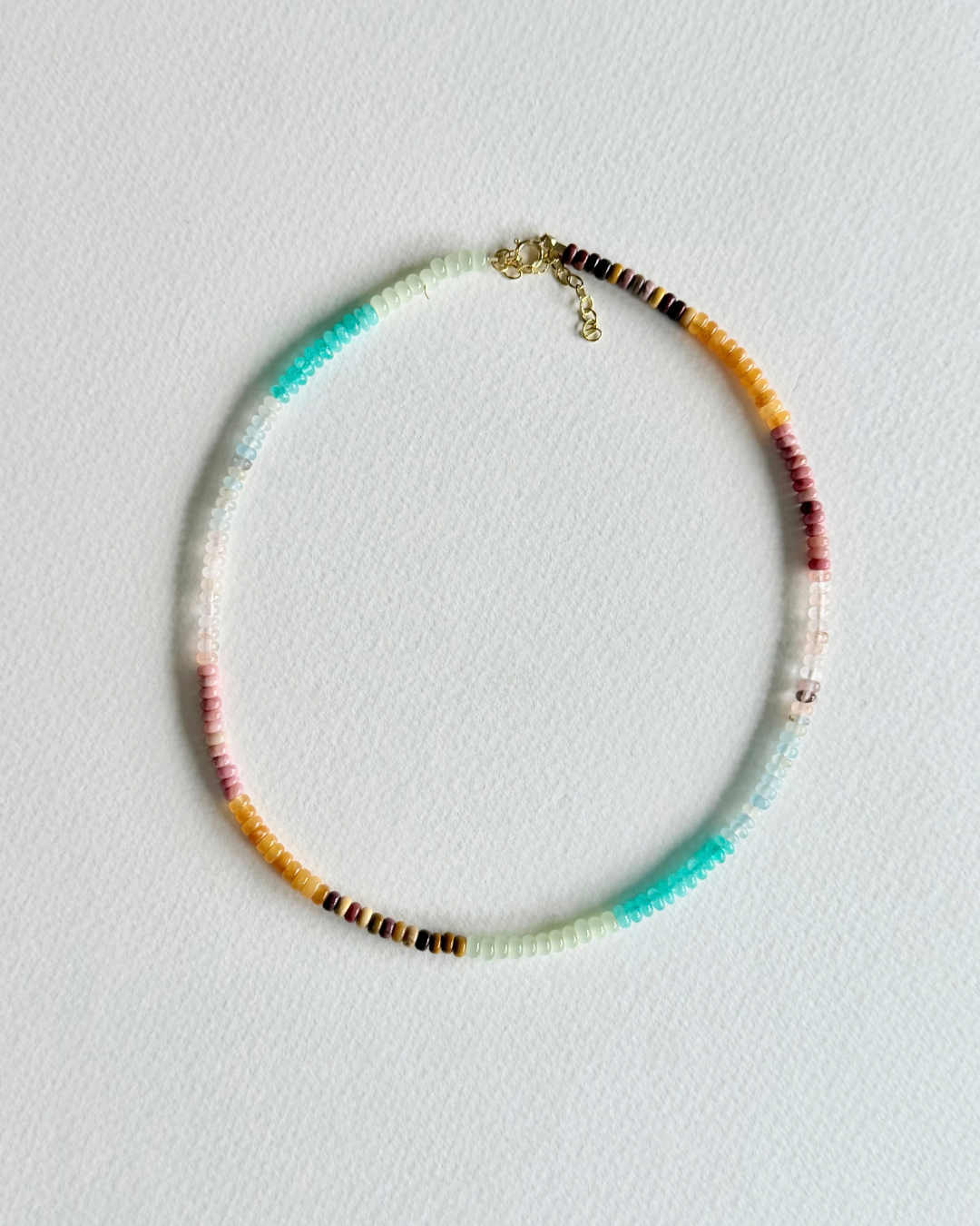Sunset Tide Mixed Gemstone Necklace