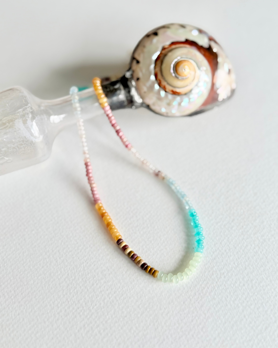 Sunset Tide Mixed Gemstone Necklace