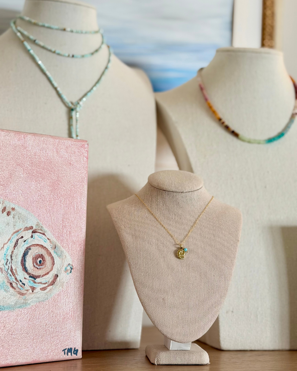 Sunset Tide Mixed Gemstone Necklace