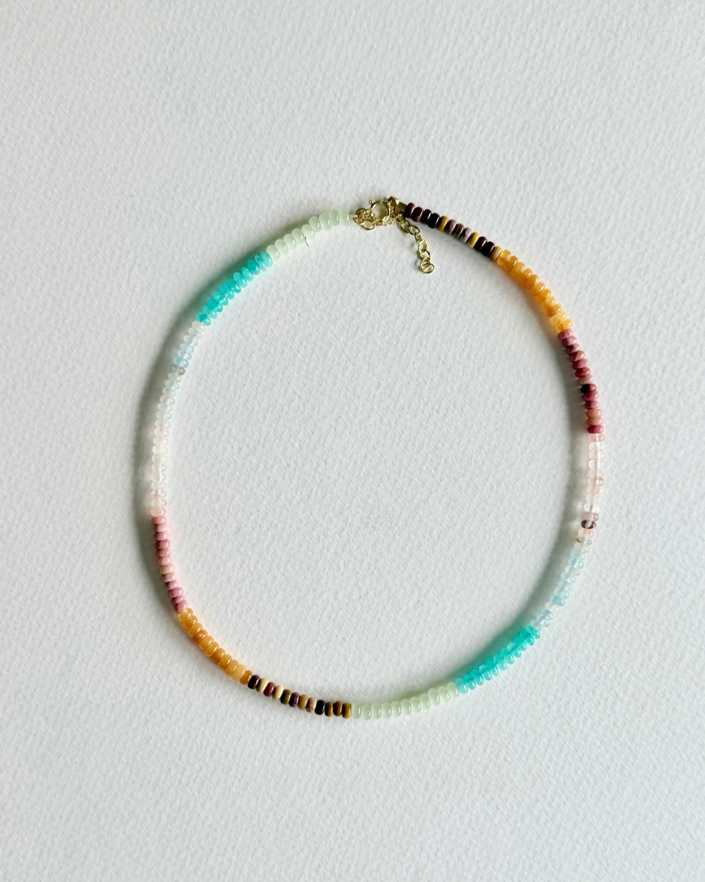 Sunset Tide Mixed Gemstone Necklace