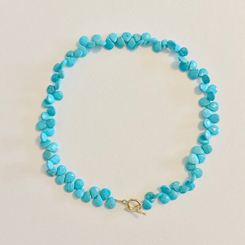 Turquoise Teardrop Necklace