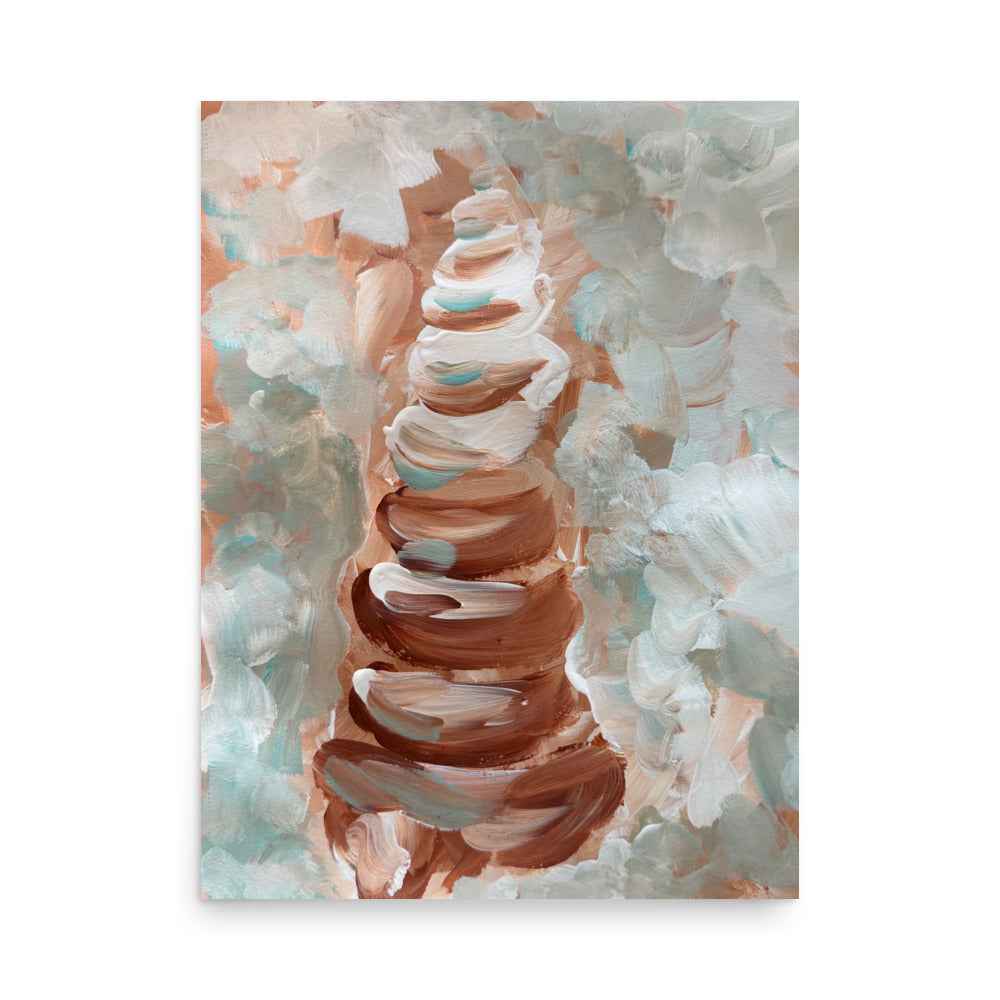 Seafoam Cairn | Fine Art Print