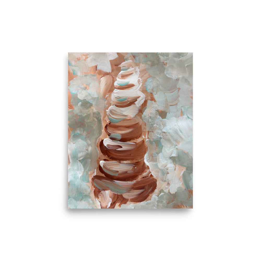 Seafoam Cairn | Fine Art Print